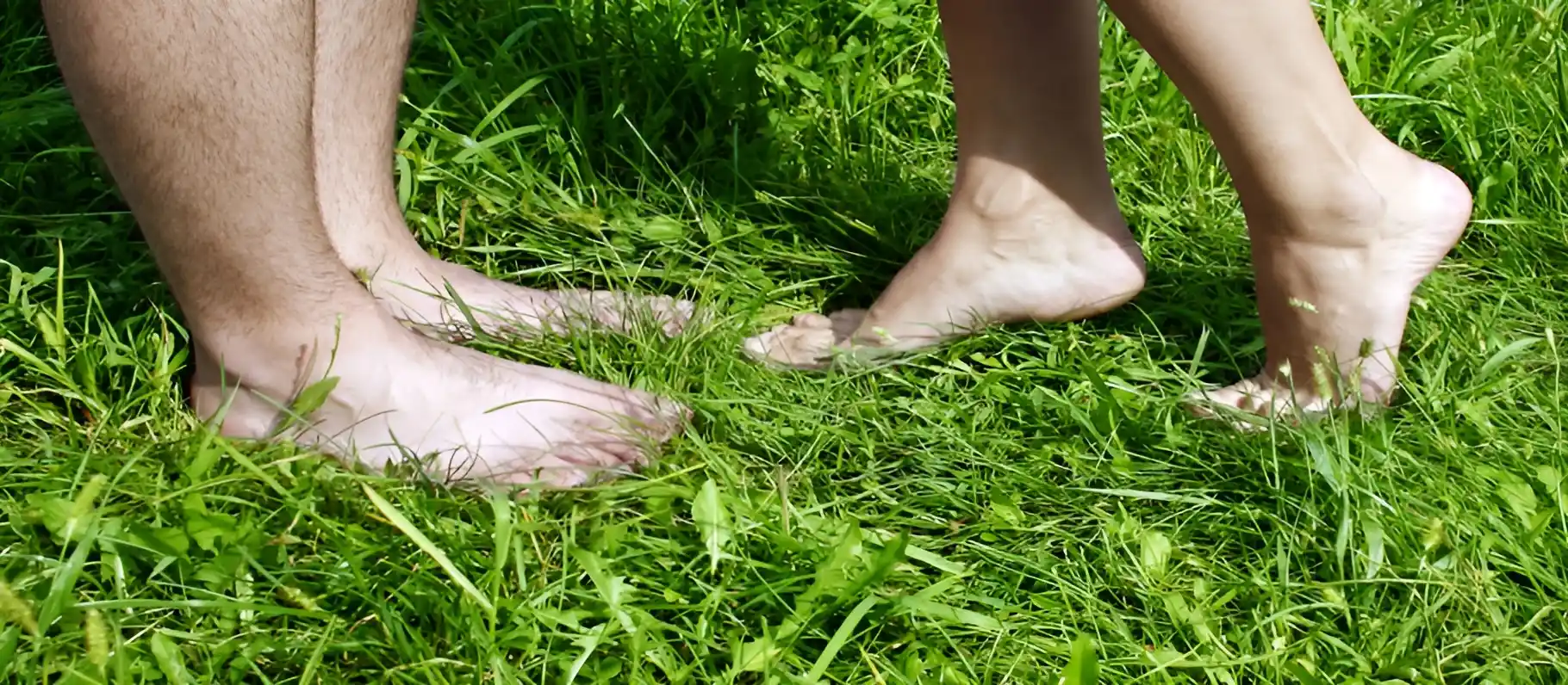 Feet in the grass